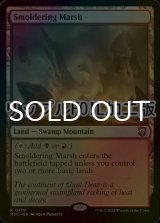 [FOIL] 燻る湿地/Smoldering Marsh (リップル仕様) 【英語版】 [M3C-土地R]