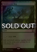 [FOIL] 緑ばんだ沼/Viridescent Bog (リップル仕様) 【英語版】 [M3C-土地R]