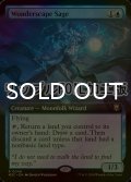 [FOIL] 壮観の賢者/Wonderscape Sage (拡張アート版・リップル仕様) 【英語版】 [M3C-青R]