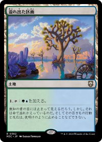 溢れ出た区画/Overflowing Basin 【日本語版】 [M3C-土地R]