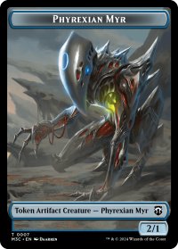 ファイレクシアン・マイア/PHYREXIAN MYR & 霊気装置/SERVO (MH3) 【英語版】 [M3C-トークン]