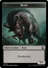 ビースト/BEAST No.010 & 多相の戦士/SHAPESHIFTER No.008 【英語版】 [M3C-トークン]