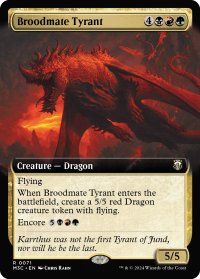 若き群れの暴君/Broodmate Tyrant (拡張アート版) 【英語版】 [M3C-金R]