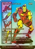 [FOIL] サイバードライブの起動者/Cyberdrive Awakener (全面アート版) 【英語版】 [MAR-青MR]