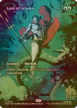 [FOIL] アトランティスの王/Lord of Atlantis (全面アート版) 【英語版】 [MAR-青MR]