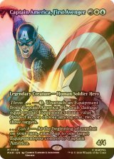 [FOIL] ファースト・アベンジャー、キャプテン・アメリカ/Captain America, First Avenger (全面アート版) 【英語版】 [MAR-金MR]