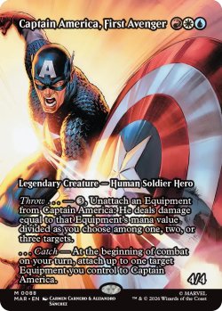 画像1: ファースト・アベンジャー、キャプテン・アメリカ/Captain America, First Avenger (全面アート版) 【英語版】 [MAR-金MR]