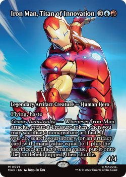 画像1: 革新の巨人、アイアンマン/Iron Man, Titan of Innovation (全面アート版) 【英語版】 [MAR-金MR]