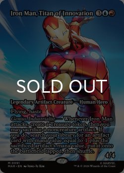 画像1: 革新の巨人、アイアンマン/Iron Man, Titan of Innovation (全面アート版) 【英語版】 [MAR-金MR]