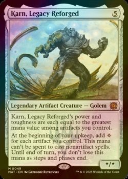 画像1: 再鍛されたレガシー、カーン/Karn, Legacy Reforged (MAT/灰MR/英/foil/NM) ※詳細要確認