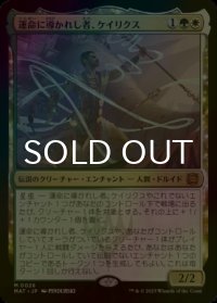 [FOIL] 運命に導かれし者、ケイリクス/Calix, Guided by Fate 【日本語版】 [MAT-金MR]