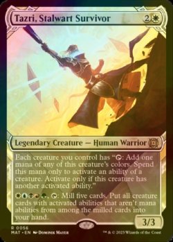 画像1: [FOIL] 確固たる生存者、タズリ/Tazri, Stalwart Survivor (ショーケース版) 【英語版】 [MAT-白R]