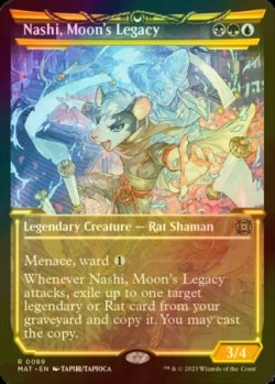 画像1: [FOIL] 月の後裔、ナシ/Nashi, Moon's Legacy (ショーケース版) 【英語版】 [MAT-金R]