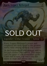 [FOIL] 再鍛されたレガシー、カーン/Karn, Legacy Reforged (拡張アート版) 【英語版】 [MAT-灰MR]