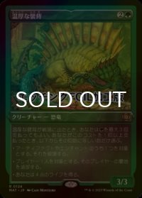 [FOIL] 温厚な襞背/Tranquil Frillback (エッチング仕様) 【日本語版】 [MAT-緑R]
