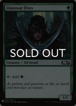 画像1: ラノワールのエルフ/Llanowar Elves 【英語版】 [M19-緑List]