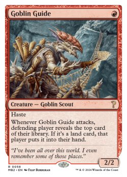 画像1: ゴブリンの先達/Goblin Guide (白枠) 【英語版】 [MB2-赤R]