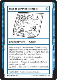 Map to Lorthos's Temple 【英語版】 [MB2-Playtest]
