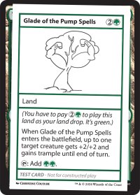 Glade of the Pump Spells 【英語版】 [MB2-Playtest]