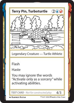 画像1: Terry Pin, Turboturtle 【英語版】 [MB2-Playtest]