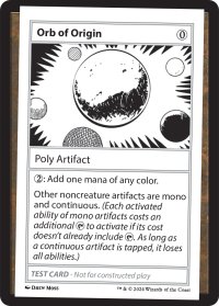 Orb of Origin 【英語版】 [MB2-Playtest]