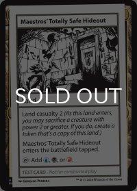 Maestros' Totally Safe Hideout 【英語版】 [MB2-Playtest]
