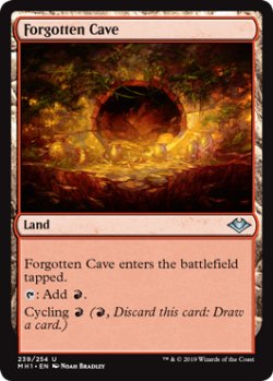 画像1: 忘れられた洞窟/Forgotten Cave 【英語版】 [MH1-土地U]