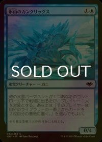 [FOIL] 氷山のカンクリックス/Iceberg Cancrix 【日本語版】 [MH1-青C]