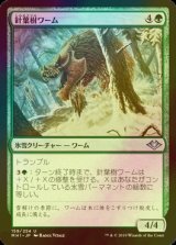 [FOIL] 針葉樹ワーム/Conifer Wurm 【日本語版】 [MH1-緑U]