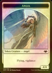 [FOIL] 天使/ANGEL 【英語版】 [MH1-トークン]