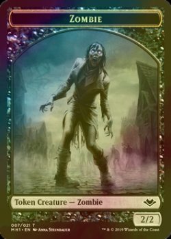 画像1: [FOIL] ゾンビ/ZOMBIE 【英語版】 [MH1-トークン]