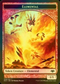 [FOIL] エレメンタル/ELEMENTAL No.008 【英語版】 [MH1-トークン]