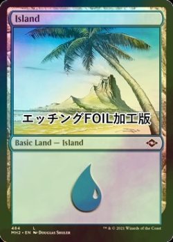 画像1: [FOIL] 島/Island No.484 (エッチング仕様) 【英語版】 [MH2-土地C]