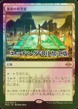 [FOIL] 激浪の研究室/Riptide Laboratory (エッチング仕様) 【日本語版】 [MH2-土地R]