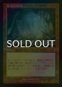 [FOIL] 霧深い雨林/Misty Rainforest (旧枠, エッチング仕様) 【日本語版】 [MH2-土地R]