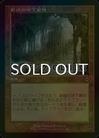 [FOIL] 新緑の地下墓地/Verdant Catacombs (旧枠, エッチング仕様) 【日本語版】 [MH2-土地R]