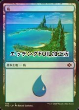 [FOIL] 島/Island No.483 (エッチング仕様) 【日本語版】 [MH2-土地C]