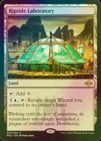 [FOIL] 激浪の研究室/Riptide Laboratory 【英語版】 [MH2-土地R]