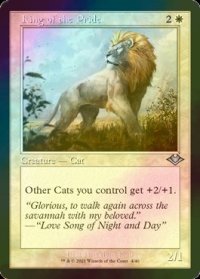 [FOIL] 群れの王/King of the Pride (旧枠) 【英語版】 [MH2-白U]