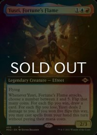 [FOIL] 運命の炎、ユースリ/Yusri, Fortune's Flame (拡張アート版) 【英語版】 [MH2-金R]