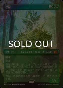 画像1: [FOIL] 忍耐/Endurance (全面アート・海外産ブースター版) 【日本語版】 [MH2-緑MR]