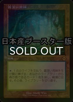 画像1: [FOIL] 霧深い雨林/Misty Rainforest ● (旧枠・日本産ブースター版) 【日本語版】 [MH2-土地R]