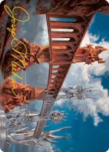 銀色険の橋/Silverbluff Bridge No.078 (箔押し版) 【英語版】 [MH2-アート]