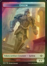 [FOIL] ゴーレム/GOLEM 【英語版】 [MH2-トークン]