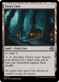 ウルザの洞窟/Urza's Cave 【英語版】 [MH3-土地U]