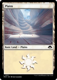 平地/Plains No.311 【英語版】 [MH3-土地C]