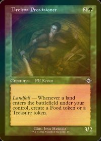 [FOIL] 不屈の補給兵/Tireless Provisioner (旧枠) 【英語版】 [MH3-緑U]