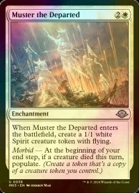[FOIL] 故人の集結/Muster the Departed 【英語版】 [MH3-白U]