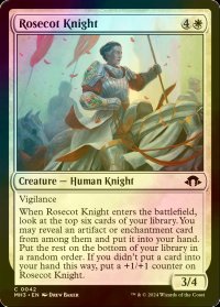 [FOIL] ローズコットの騎士/Rosecot Knight 【英語版】 [MH3-白C]