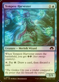 [FOIL] 大嵐の収穫者/Tempest Harvester 【英語版】 [MH3-青C]